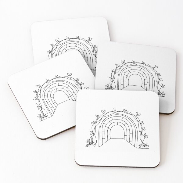 Item preview, Tunnel Overgrown with Vines and Bushes designed and sold by rasagamastore.