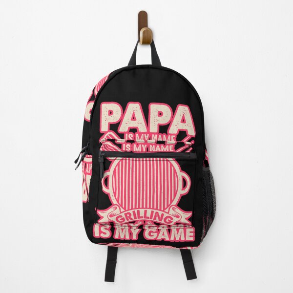 Item preview, Papa Is My Name Grilling Is My Game Funny BBQ Dad designed and sold by creativerooney.