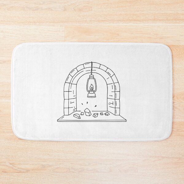 Item preview, Tunnel with Broken Lantern on Wall designed and sold by rasagamastore.