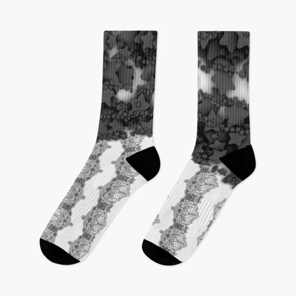 Item preview, black and white flag designed and sold by Whimsicalwakko's.