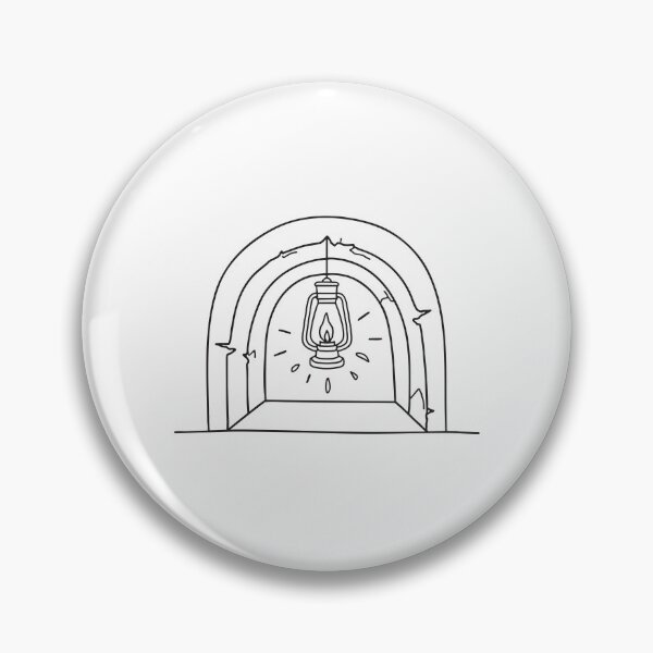 Item preview, Damaged Lantern Attached to Tunnel Wall designed and sold by rasagamastore.