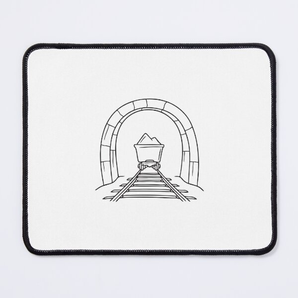 Item preview, Tunnel Interior with Mining Cart designed and sold by rasagamastore.