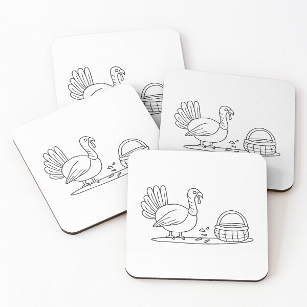 Item preview, Turkey Standing Beside Cracked Basket designed and sold by rasagamastore.