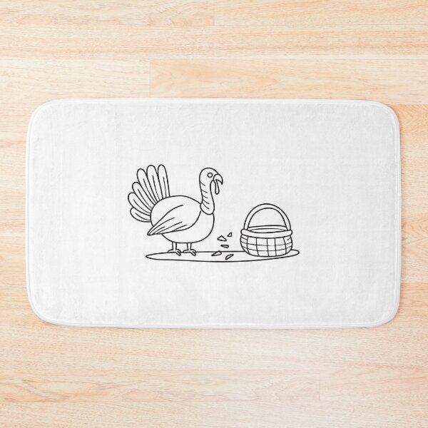 Item preview, Turkey Standing Beside Cracked Basket designed and sold by rasagamastore.