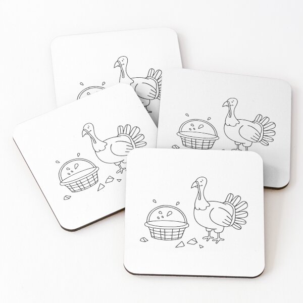 Item preview, Turkey Beside Broken Basket designed and sold by rasagamastore.