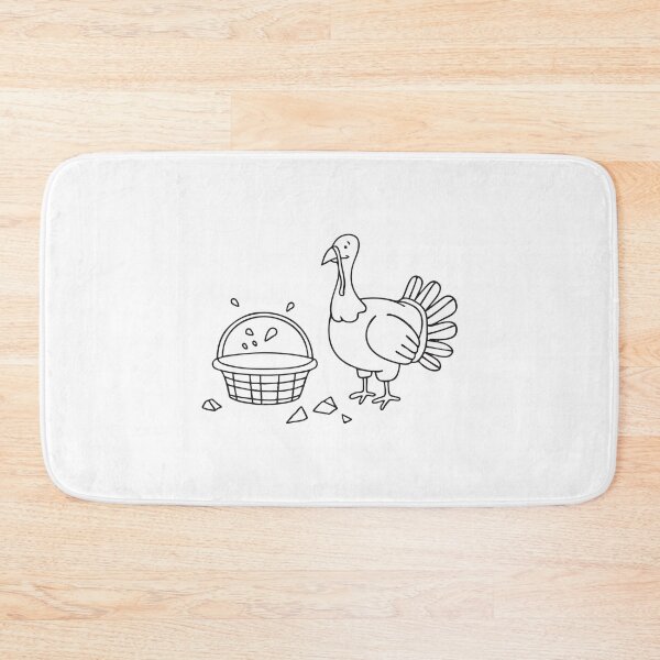 Item preview, Turkey Beside Broken Basket designed and sold by rasagamastore.