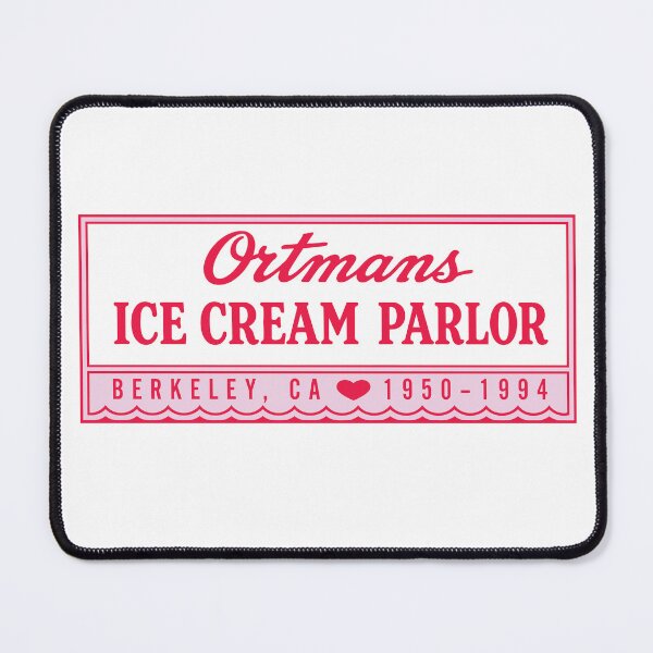 Item preview, Ortman's Ice Cream Parlor, Solano Avenue, Berkeley, California (circa 1950–1994). designed and sold by PIXEL POP DESIGNS - Beyond the Norm!.