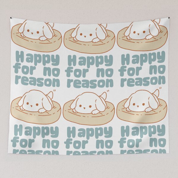 Item preview, happy for no reason.  designed and sold by MAMOSHOTFACTORY.