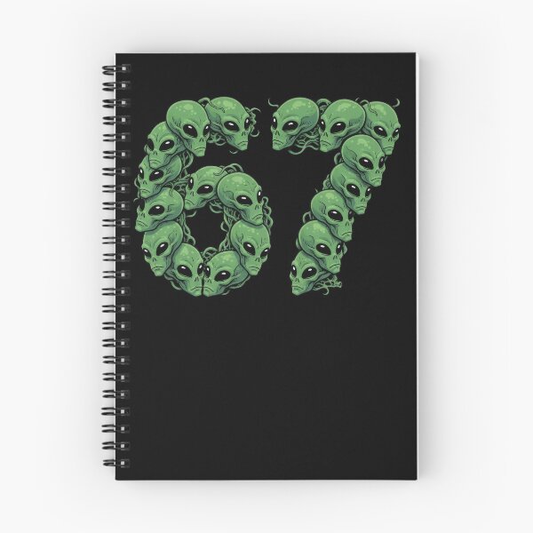 Item preview, Green Alien Heads Number 67 Extraterrestrial designed and sold by d247.