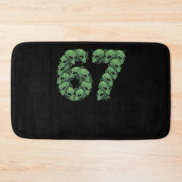 Item preview, Green Alien Heads Number 67 Extraterrestrial designed and sold by d247.