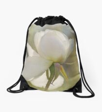 winter rose Drawstring Bag