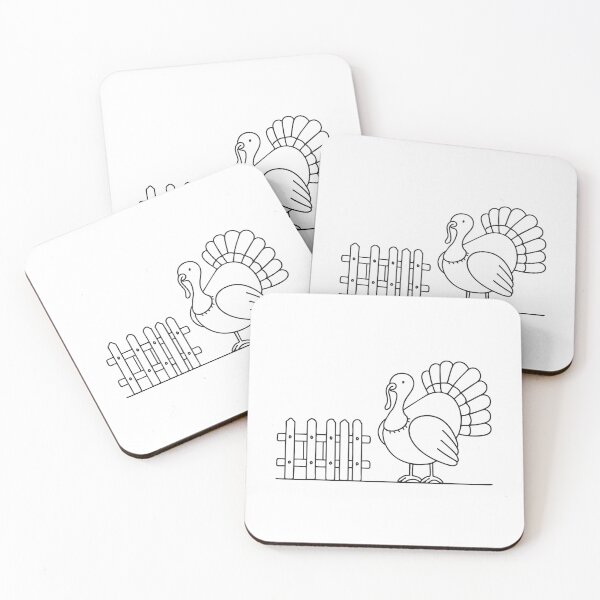 Item preview, Turkey Beside Wooden Fence designed and sold by rasagamastore.