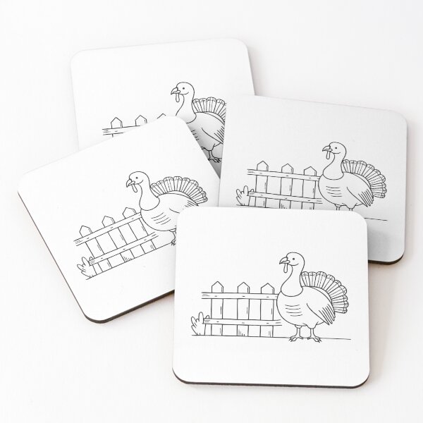Item preview, Turkey Standing Near Wooden Fence designed and sold by rasagamastore.