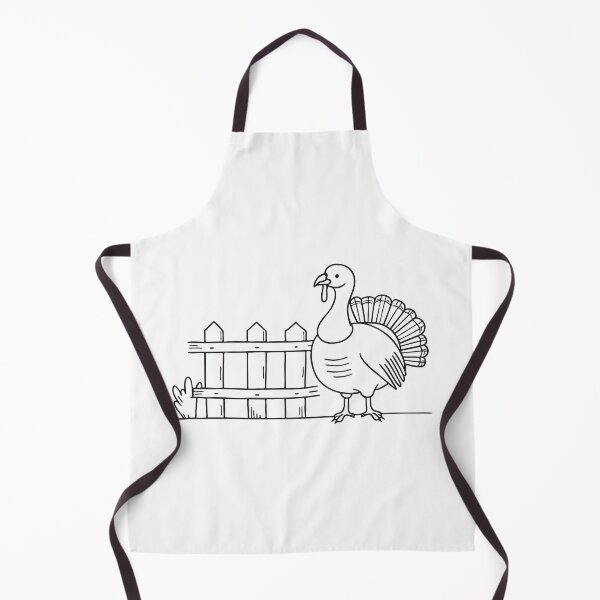 Item preview, Turkey Standing Near Wooden Fence designed and sold by rasagamastore.