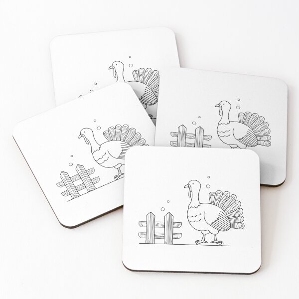 Item preview, Turkey Near Timber Fence designed and sold by rasagamastore.