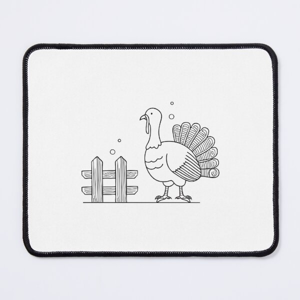 Item preview, Turkey Near Timber Fence designed and sold by rasagamastore.