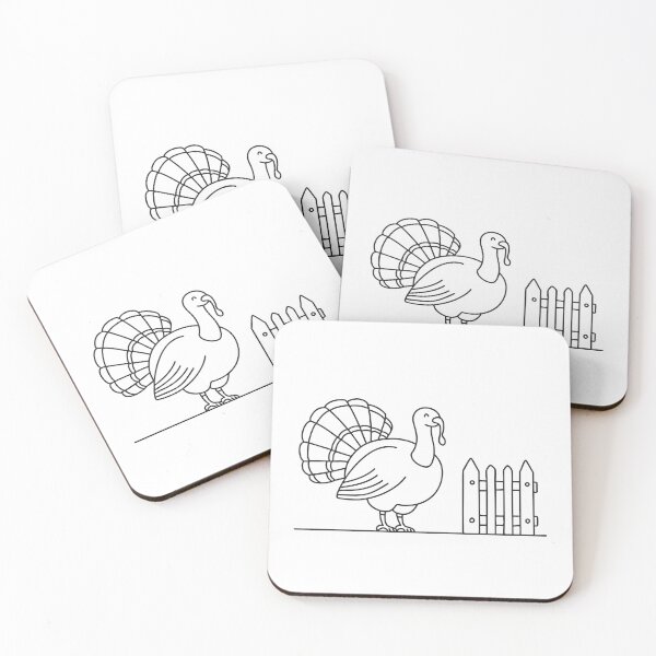 Item preview, Turkey Positioned by Farm Fence designed and sold by rasagamastore.