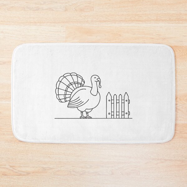 Item preview, Turkey Positioned by Farm Fence designed and sold by rasagamastore.