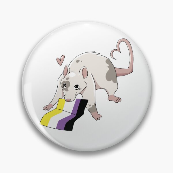 Item preview, Nonbinary Pride Rat designed and sold by stormgloryx.