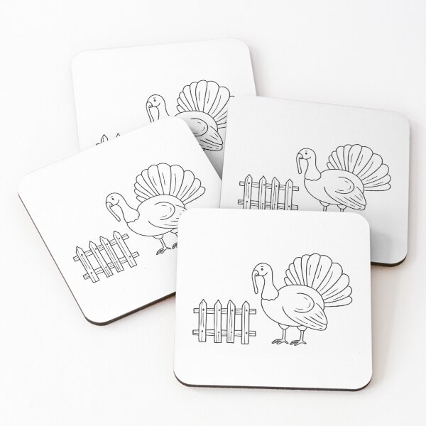 Item preview, Turkey Near Rustic Wooden Fence designed and sold by rasagamastore.