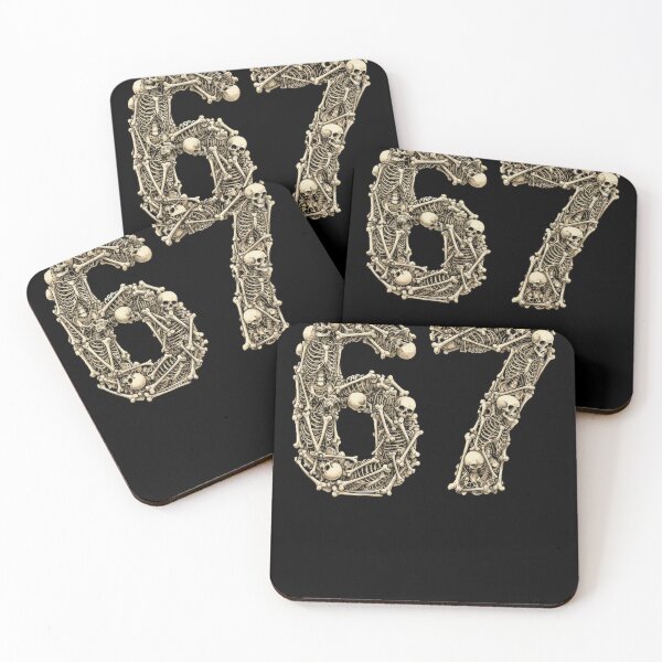 Item preview, Skeleton Bones Number 67 Spooky Macabre designed and sold by d247.