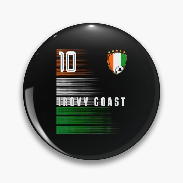 Item preview, Football Soccer Ivory Coast Flag Ivory Coasters Pride Lovers Retro designed and sold by Mdcazeem.