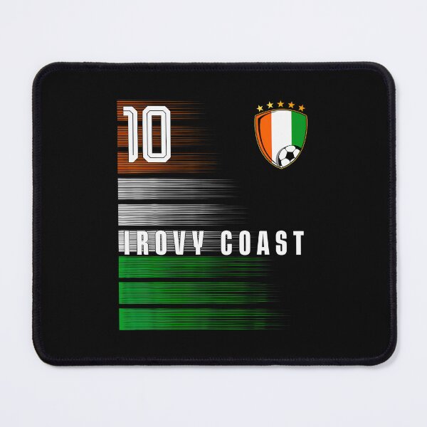 Item preview, Football Soccer Ivory Coast Flag Ivory Coasters Pride Lovers Retro designed and sold by Mdcazeem.