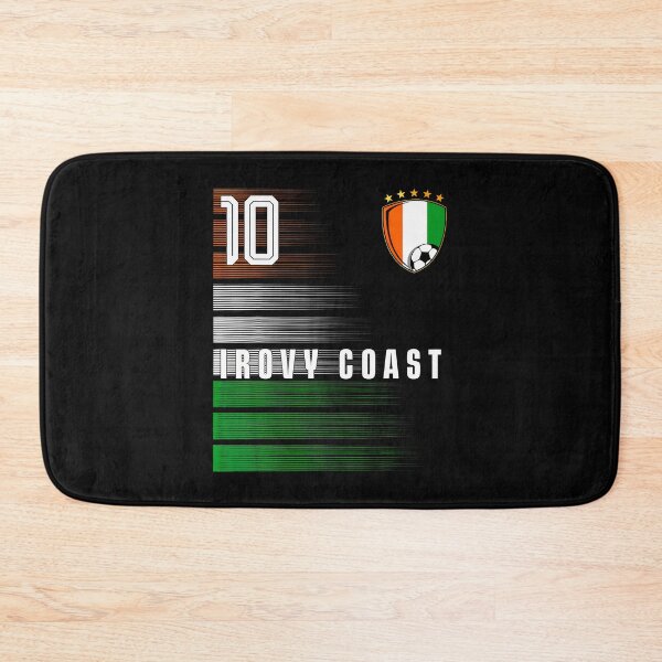 Item preview, Football Soccer Ivory Coast Flag Ivory Coasters Pride Lovers Retro designed and sold by Mdcazeem.