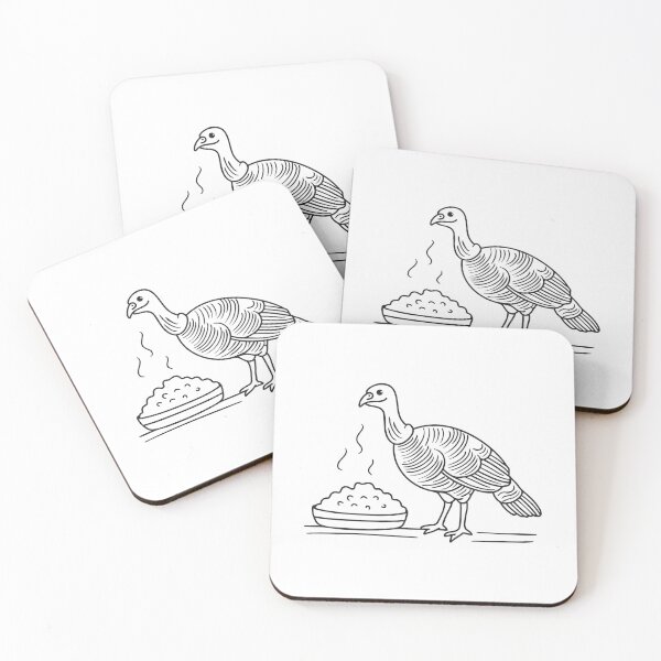 Item preview, Turkey Near Feeding Trough designed and sold by rasagamastore.
