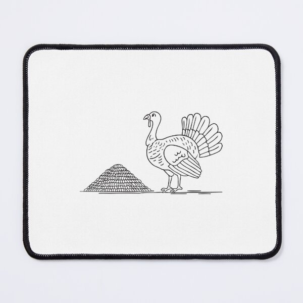 Item preview, Turkey Standing Beside Feeding Trough designed and sold by rasagamastore.