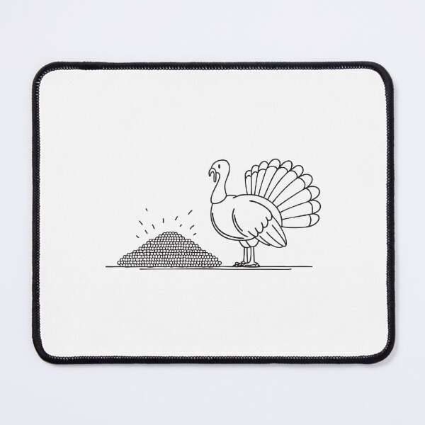 Item preview, Turkey Near Pile of Dry Corn designed and sold by rasagamastore.
