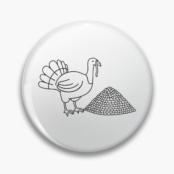 Item preview, Turkey Standing Near Dried Corn designed and sold by rasagamastore.