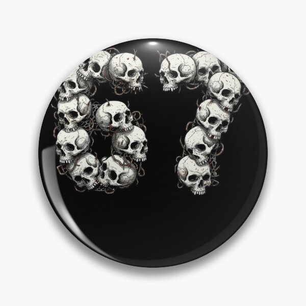 Item preview, Macabre 67 Skulls Dark Art Illustration designed and sold by d247.