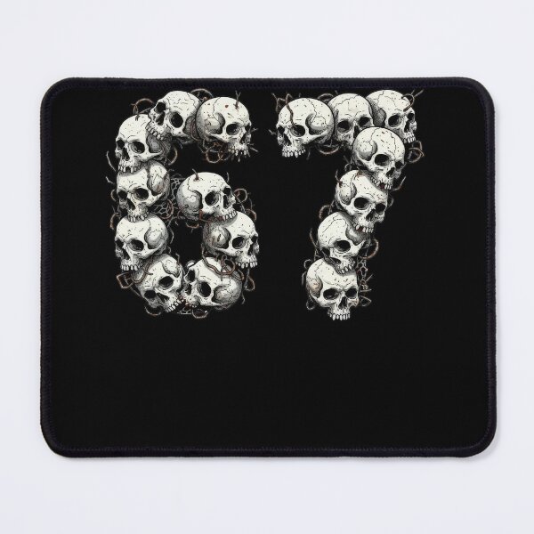 Item preview, Macabre 67 Skulls Dark Art Illustration designed and sold by d247.