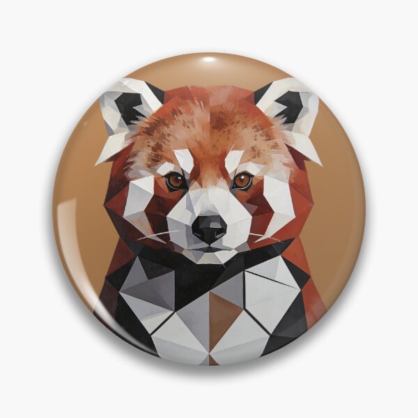 Item preview, Geometric Red Panda Illustration designed and sold by KiraChie.