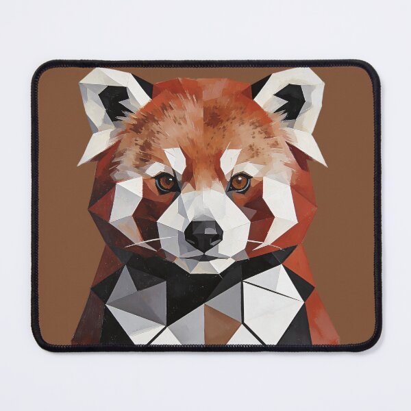 Item preview, Geometric Red Panda Illustration designed and sold by KiraChie.