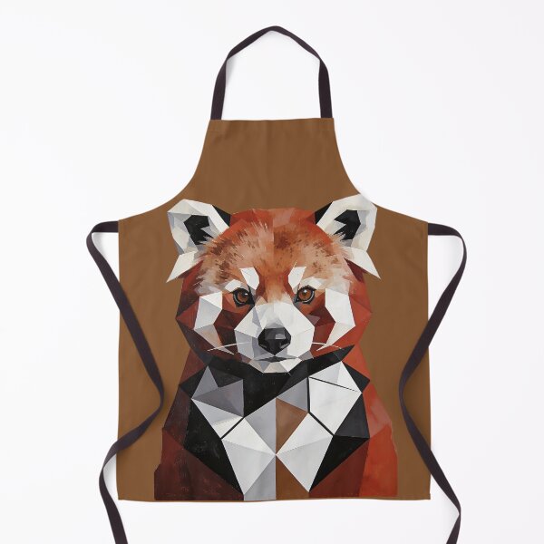 Item preview, Geometric Red Panda Illustration designed and sold by KiraChie.