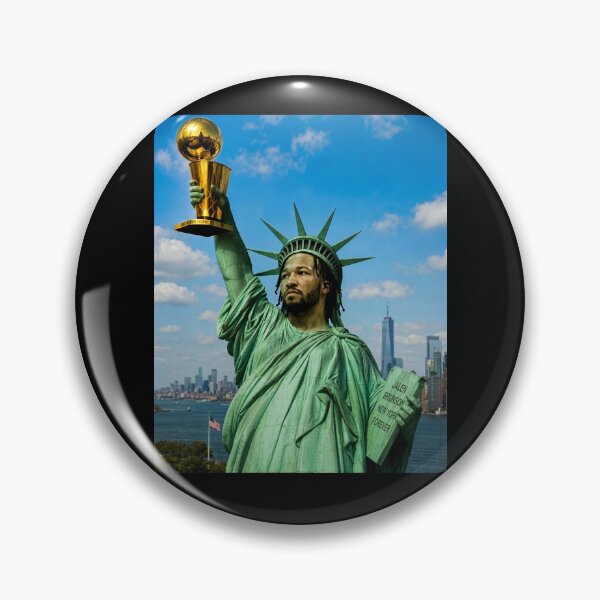 Aperçu de l'œuvre Jalen Brunson Liberty-NY Knicks Champions 2026 créée et vendue par ShaverJr3000.