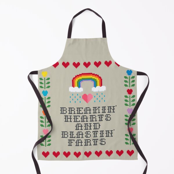 Item preview, Breakin' Hearts and Blastin' Farts Square Cross Stitch designed and sold by GranniePanties.
