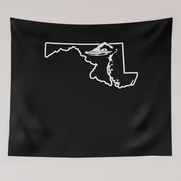 Item preview, Swim Tee Maryland Swimmer Wear Swimmer Clothes designed and sold by shoppzee.