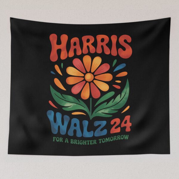 Item preview, Kamala Harris Tim Walz Peace LGBT Harris Walz Waltz designed and sold by sailorjessiArt.