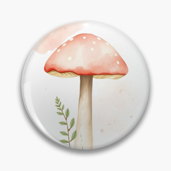 Item preview, Watercolor Forest Mushroom Botanical Wall Art designed and sold by Vida e Arte.