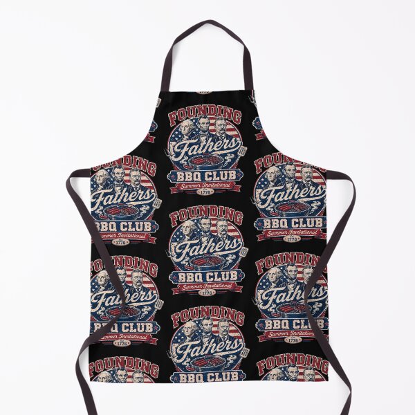 Item preview, Founding Fathers BBQ Club Summer Vintage Patriotic Grill Cookout designed and sold by TheTrendsDesk.