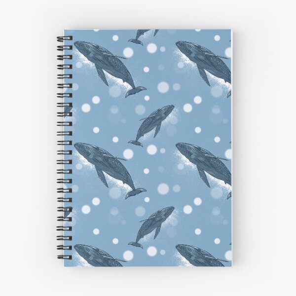 Item preview, Whales Under the Sea Seamless Pattern" designed and sold by Zymetryart.