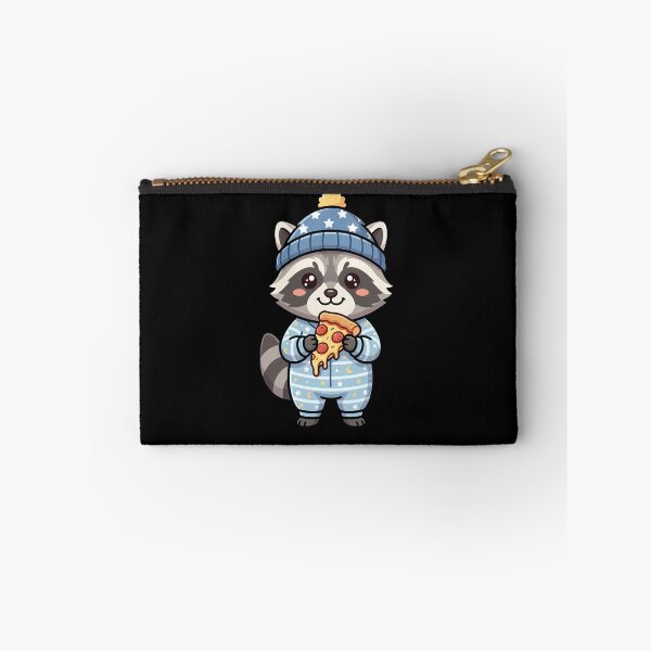 Item preview, Cute Raccoon in Pajamas Eating Pizza designed and sold by LuisWorks.
