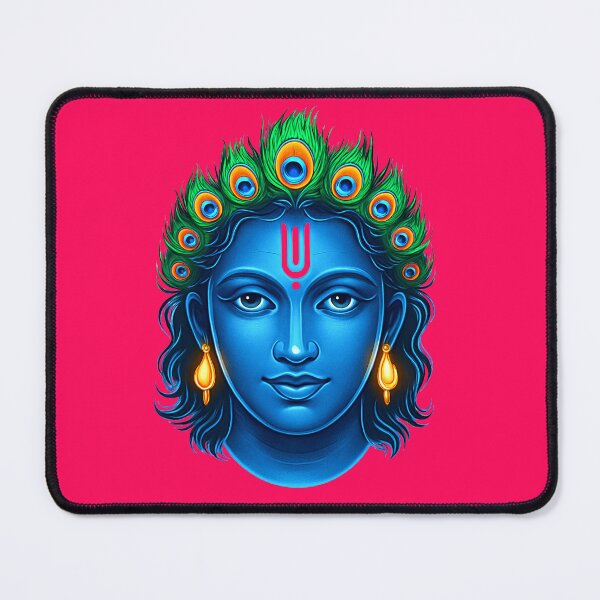 Item preview, Divine Neon Krishna Street Glow Sticker designed and sold by krazzyremo.