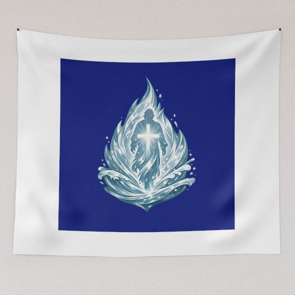 Item preview, Living Water Flame of Christ designed and sold by MastersDesignNk.