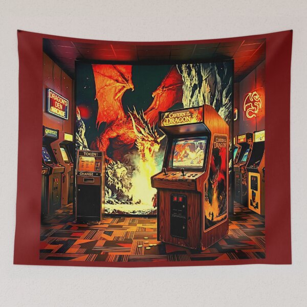 Item preview, Retro Arcade capter Themed Decor designed and sold by Cyber-ART-Studio.