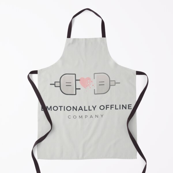 Item preview, Emotionally Offline Company Logo – Funny Introvert Tech Support Humor, Minimal Startup Parody designed and sold by MagicMakerPh⭐⭐⭐⭐⭐.