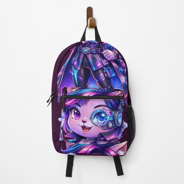 Item preview, Cyberpunk Detective Cat Chibi Neon Art designed and sold by ChaEmm_Studio.